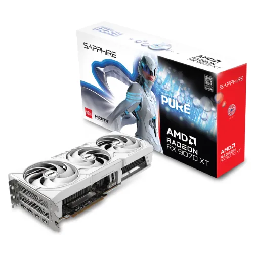 Sapphire PURE Radeon RX 9070 XT 16GB GDDR6 Gaming Graphics Card